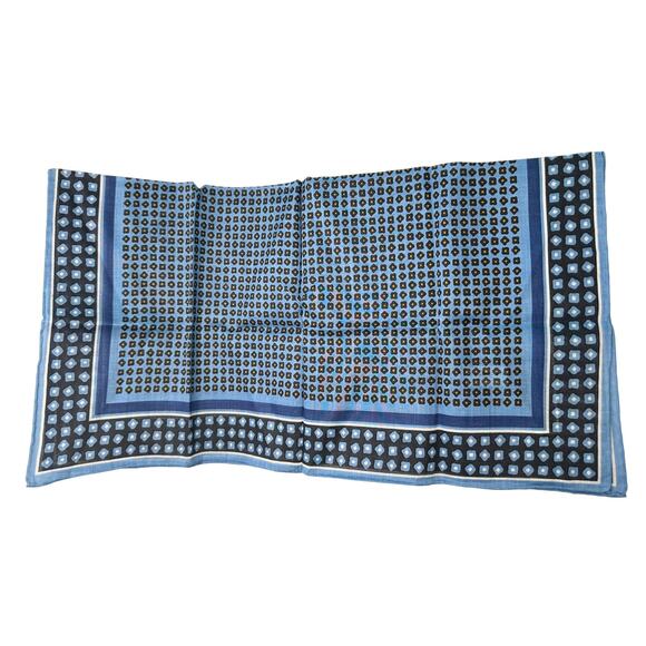 Yves Saint Laurent Vintage Handkerchief / Pocket Square / Small Scarf 18" - Picture 7 of 9